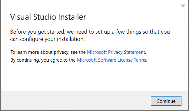 Visual studio installer